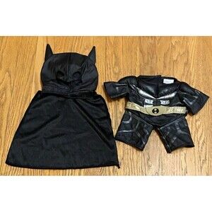 Build A Bear Workshop Batman The Dark Knight Trilogy 2pc Outfit Cape